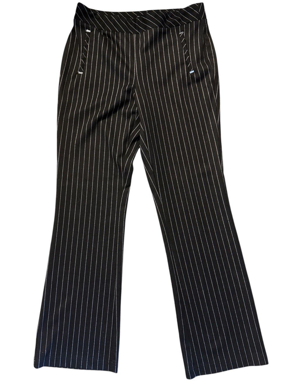 Soho Black Pinstripe Men's Dress Pants